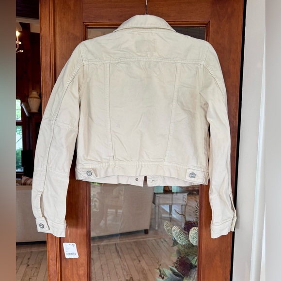 NWT Free People Rumors Denim Jacket in White - Picture 8 of 9